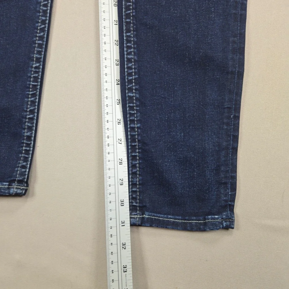 Silver Jeans Suki Super Skinny Rhinestone Mid Rise Dark Wash Womens 29x31 - Picture 13 of 14